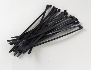 7" Zip Ties / Wire Ties 40 Lb UV Resistant Indoor Outdoor Pack of 25 